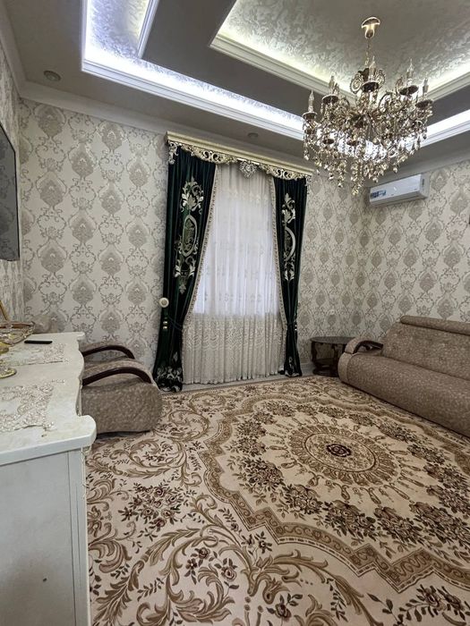 Ассалому алекум таййор кириб яшайдиган  3 етажли евро ремонтли катедж