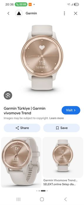 Смарт Часовник Garmim Vivomove