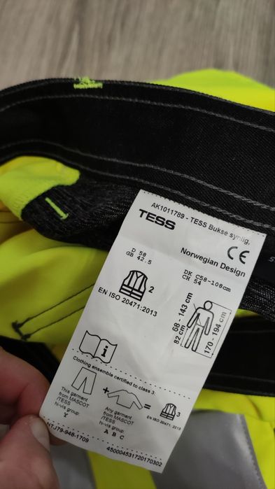 Нов мъжки  панталон TESS UK 42,5 EU58