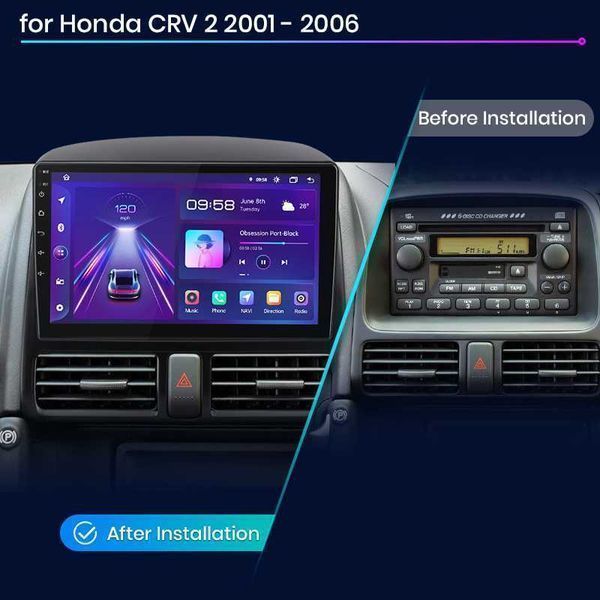 Honda CRV 2 2001г-2006 Мултимедия Навигация Android