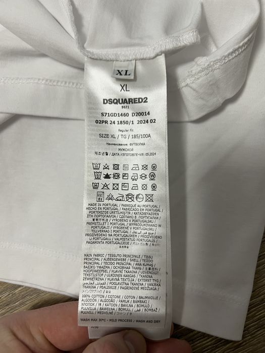Tricou Dsquared2 M L Xl Nou Original
