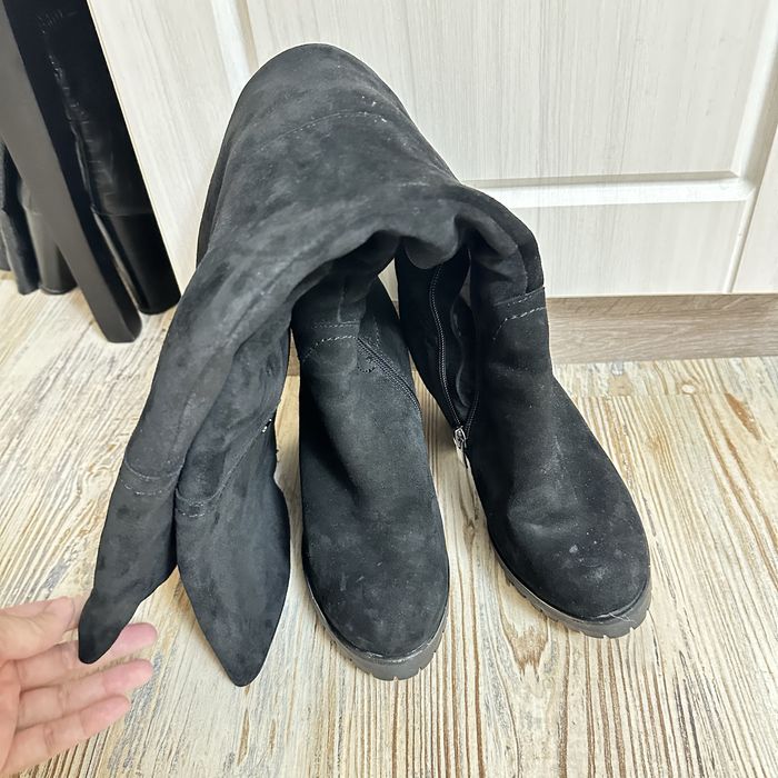 Отдам даром сапоги женские