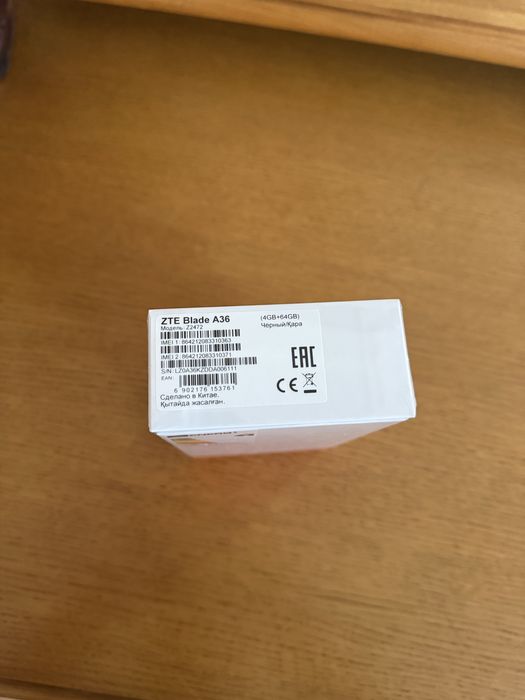 Смартфон ZTE Blade A36 64GB Black