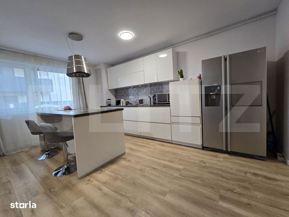 Apartament modern cu 3 camere, gradina si garaj, in Sannicoara