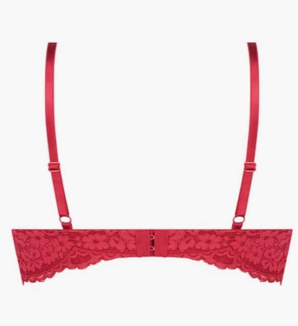 Дантелен червен сутиен Hunkemöller - 75C