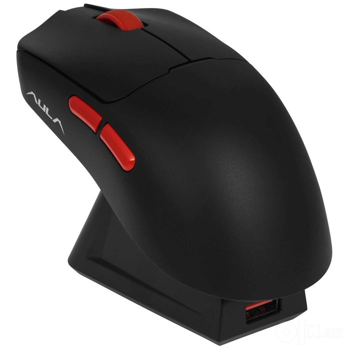 - Мышь игровая беспроводная AULA SC380 Pro Black 12000 DPI