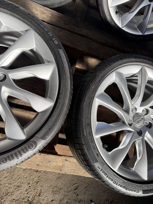 Jante NOI originale Audi A5/S5 A6/S6 cu anvelope vara noi Continental 255/35 R19
