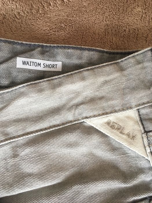 Къси мъжки дънки Replay