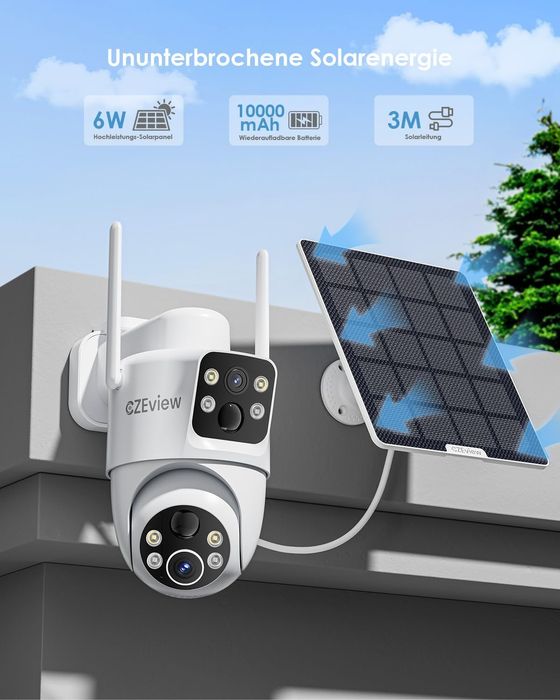 Camera  duala smart Czeview fotovoltaica