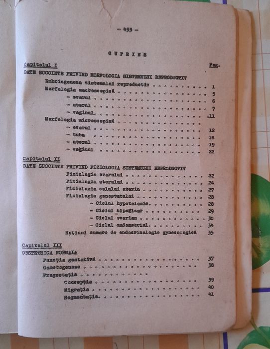 Carte Ginecologie Obstetrica  din 1978
