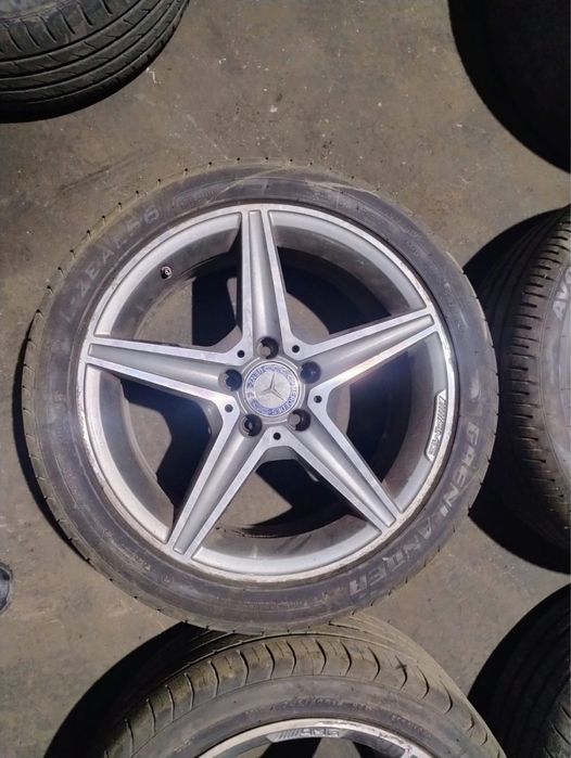 Set Roti AMG Originale R18 Jante Anvelope DOT24 C Class W205 w213 w212