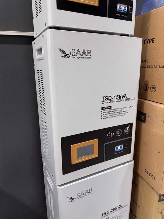 Stablizator SAAB 15 kw (latrniy) 220в +/- 3% стабилизатор сааб