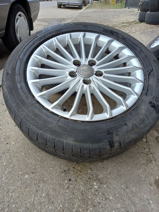 Vând jante R17 Audi originale, A5,A6,A4 (5×112) Vw sau Skoda butuc 66.