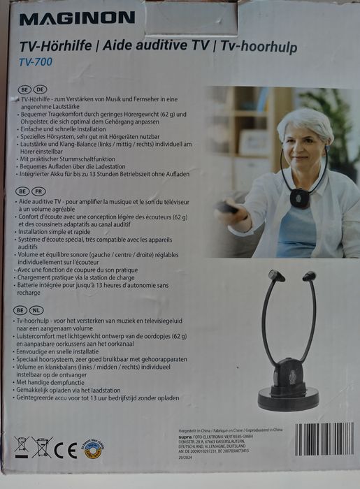 Căști TV fără fir Maginon TV-700