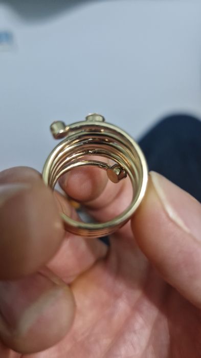 Verighetă placat cu aur 18 k