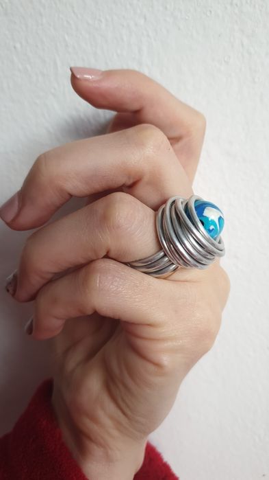 INEL DAMĂ cu biluță albastră