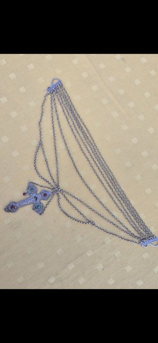 Cruce din argint anii 1800 rară