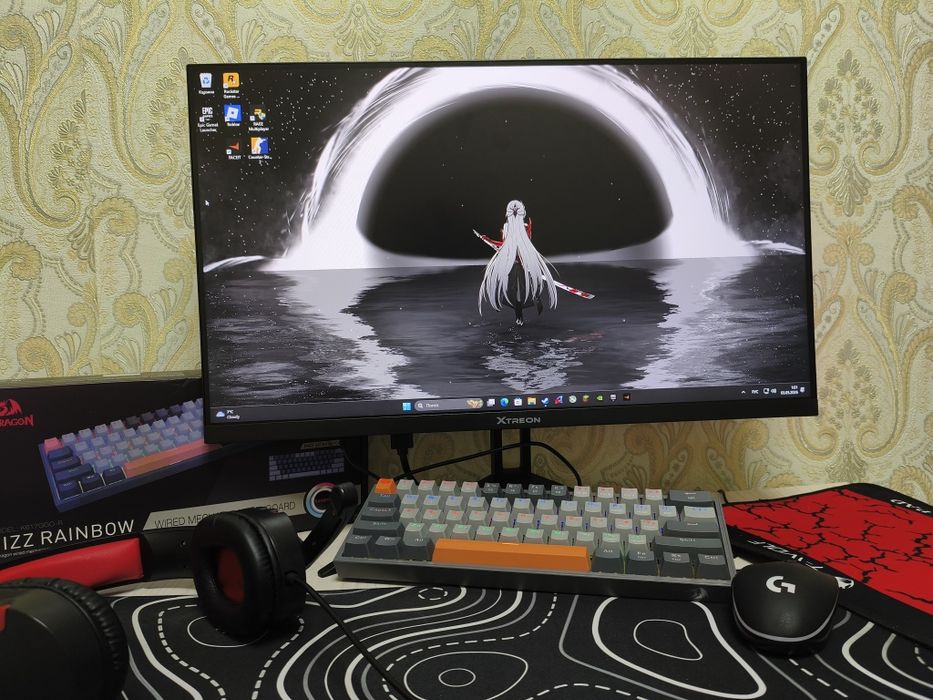 Игровой компьютер GTX 1660TI I5-10400 DDR4 16GB с монитором 200 герц
