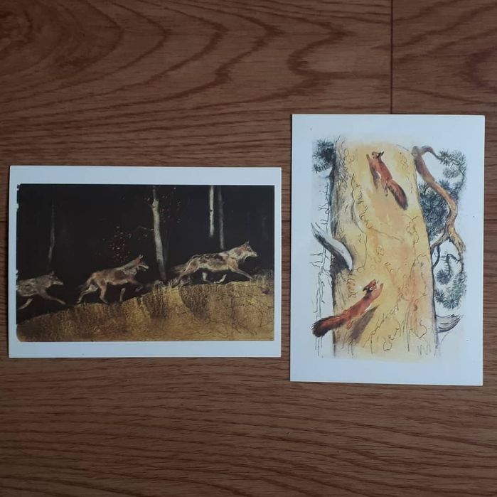 Открытки из наборов времен СССР