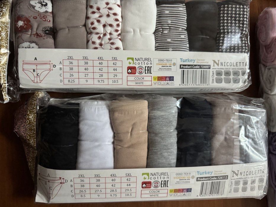 Женские трусы недельки большие размеры