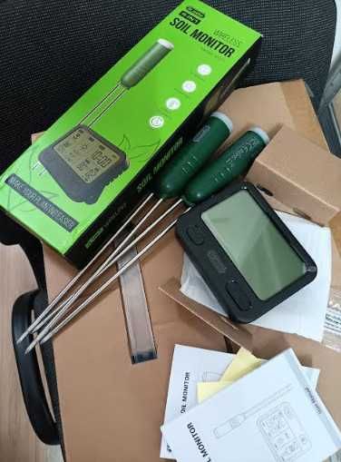 Dr.meter 4-в-1 безжичен тестер за почва, 2 сонди + LCD дисплей