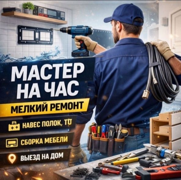 Мебельщик.Муж на час. Мастер на выезд.Мастер на час