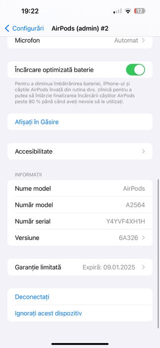 Casti airpods pro 2 si airpods 3(in garantie)