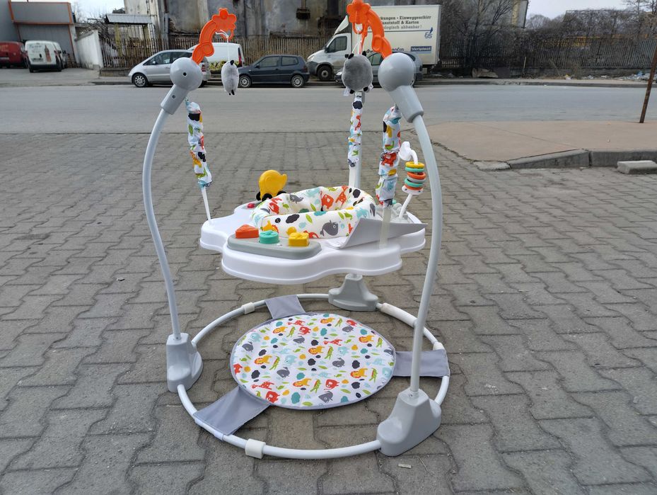 MONI Детско бънджи MAGIC FUN сив