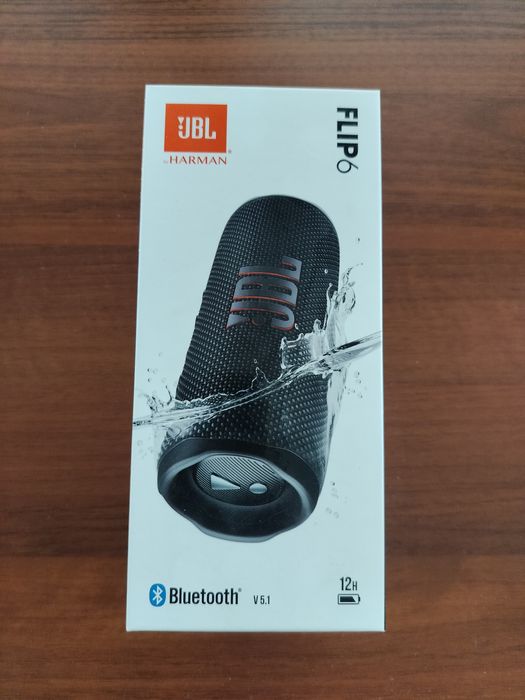 Новый JBL Flip 6 Black Портативная колонка. Оригинал