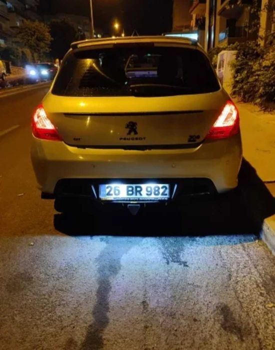 Лед плафони за регистрационния номер за Пежо Peugeot крушки LED
