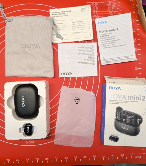 Boya Mini 2 микрофон тип брошка
