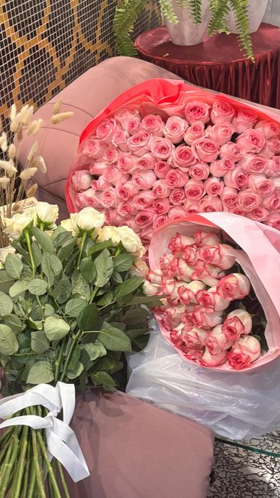 Красивые букеты роз — срочно