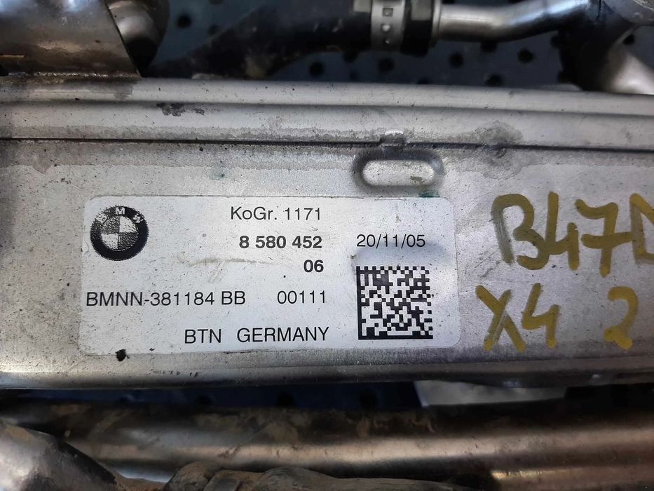 Racitor gaze cu egr 2.0 d b47d20b bmw x4 g02m euro 6 737891-10 8580452 858045206