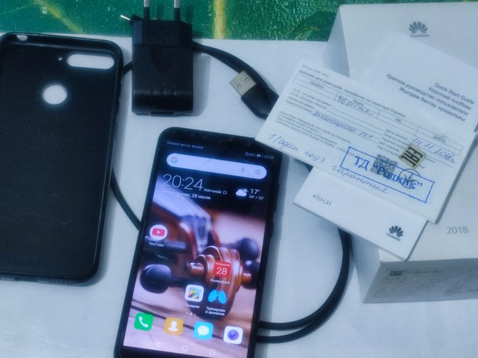 Смартфон Huawei . Y 6 prime (2018 года )