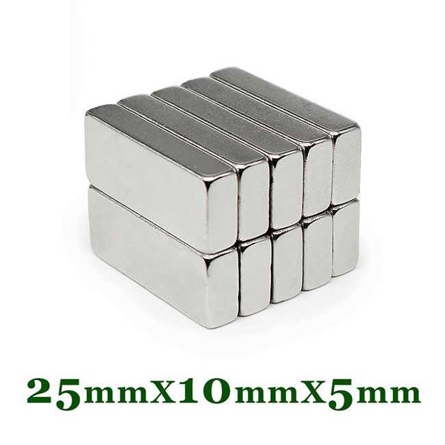 Неодимов магнит 25x10x5mm N52, magnit, neodimov, магнити, magnet