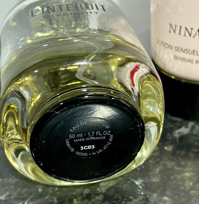 Парфюм Givenchy и лосьон Nina ricci