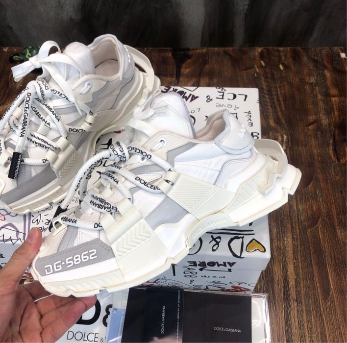 Adidasi Dolce Gabbana Space White