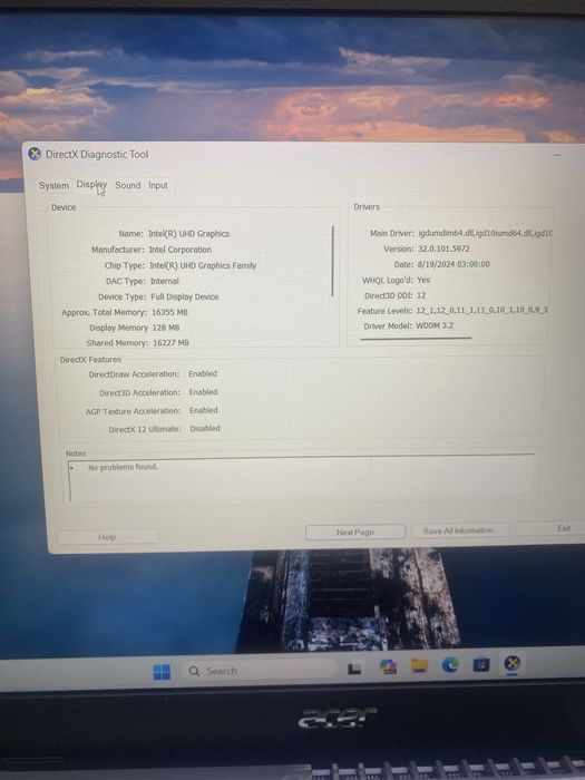 Amanet Next Generation/ Laptop Acer Aspire