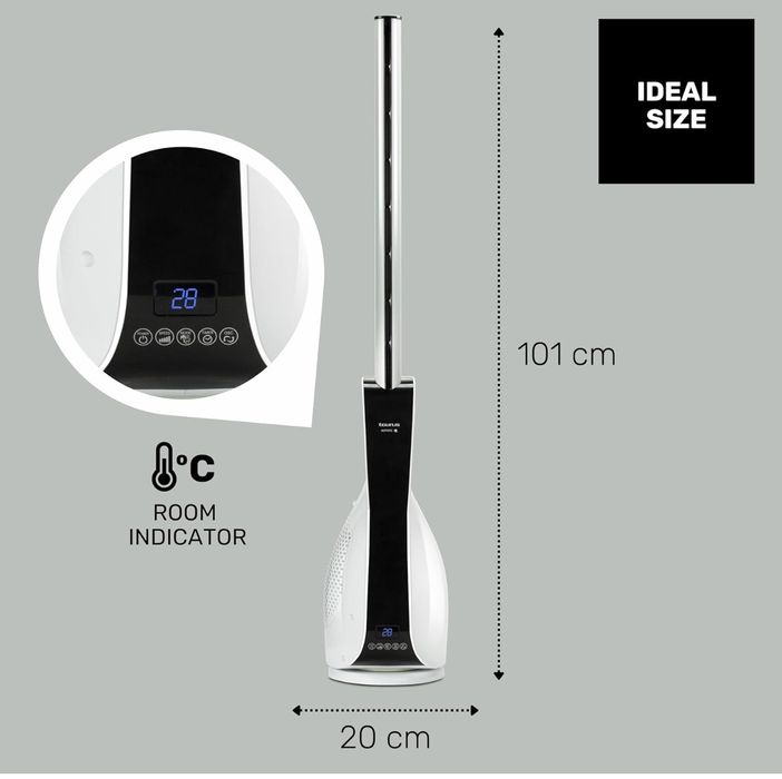 Вентилатор Taurus BABEL INVISIBLE, Тип кула, Дистанционно управление