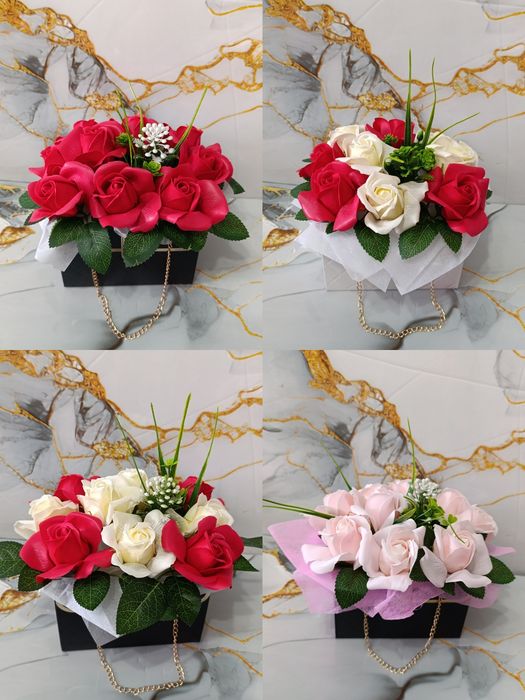 Мыльные цветы.Подарок