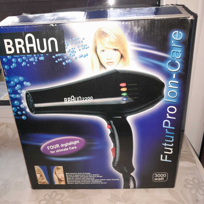 Фен  BRAUN 3000 ватт
