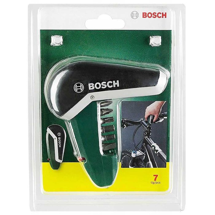 Bosch-комплект отвертка и битове, Pocket 7,бърз ремонт на велосипеди