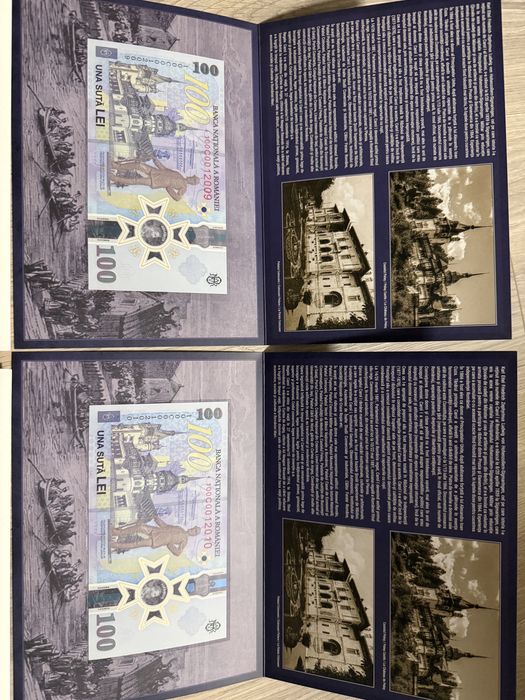 Bancnota comemorativa 100 lei Carol 1