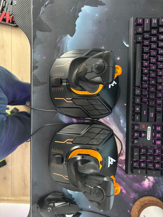 Dual joystick  Hotas/ Hosas Thrustmaster T16000M