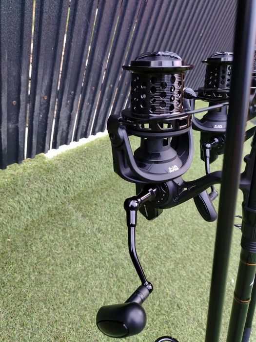 Set 4 Lansete Legna 3.9m 3.75 Lbs 3 seg+ 4 EastShark Ei 10000 9+1 rulm