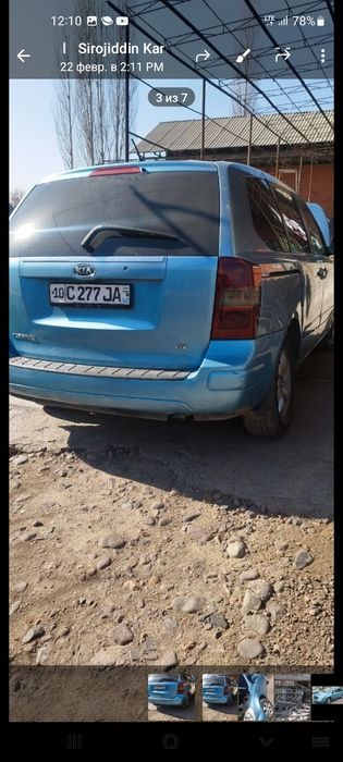 KIA Karnival minivan 9 kishi