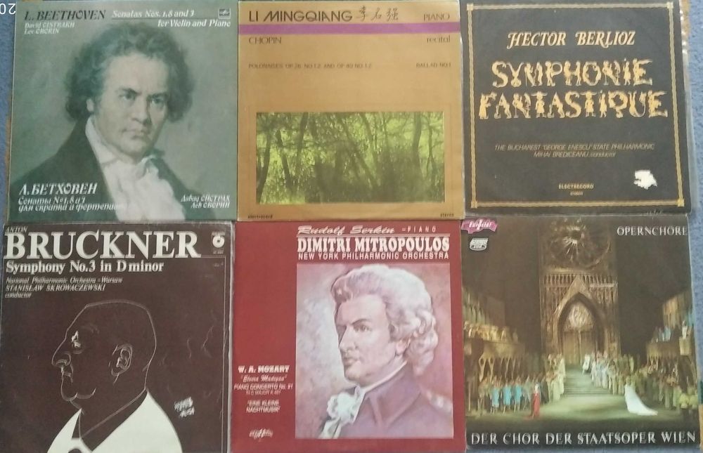 Vând discuri vinil - muzică clasică