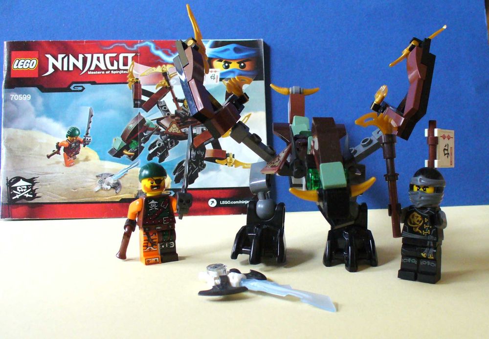 LEGO® Ninjago 70599 “Cole’s Dragon" и "Nexo knights" 70312