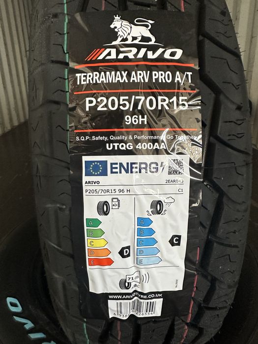 Нови джипови гуми ARIVO TERRAMAX ARV PRO A/T 205/70R15 96H 2057015