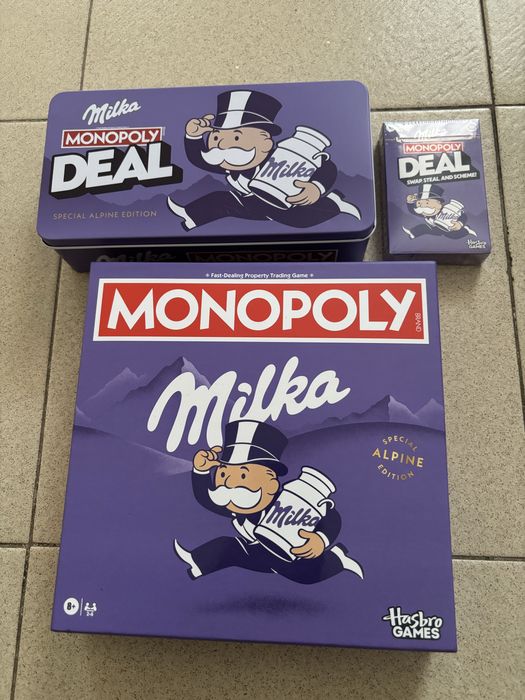 Колекционерски карти и настолна игра Milka Monopoly